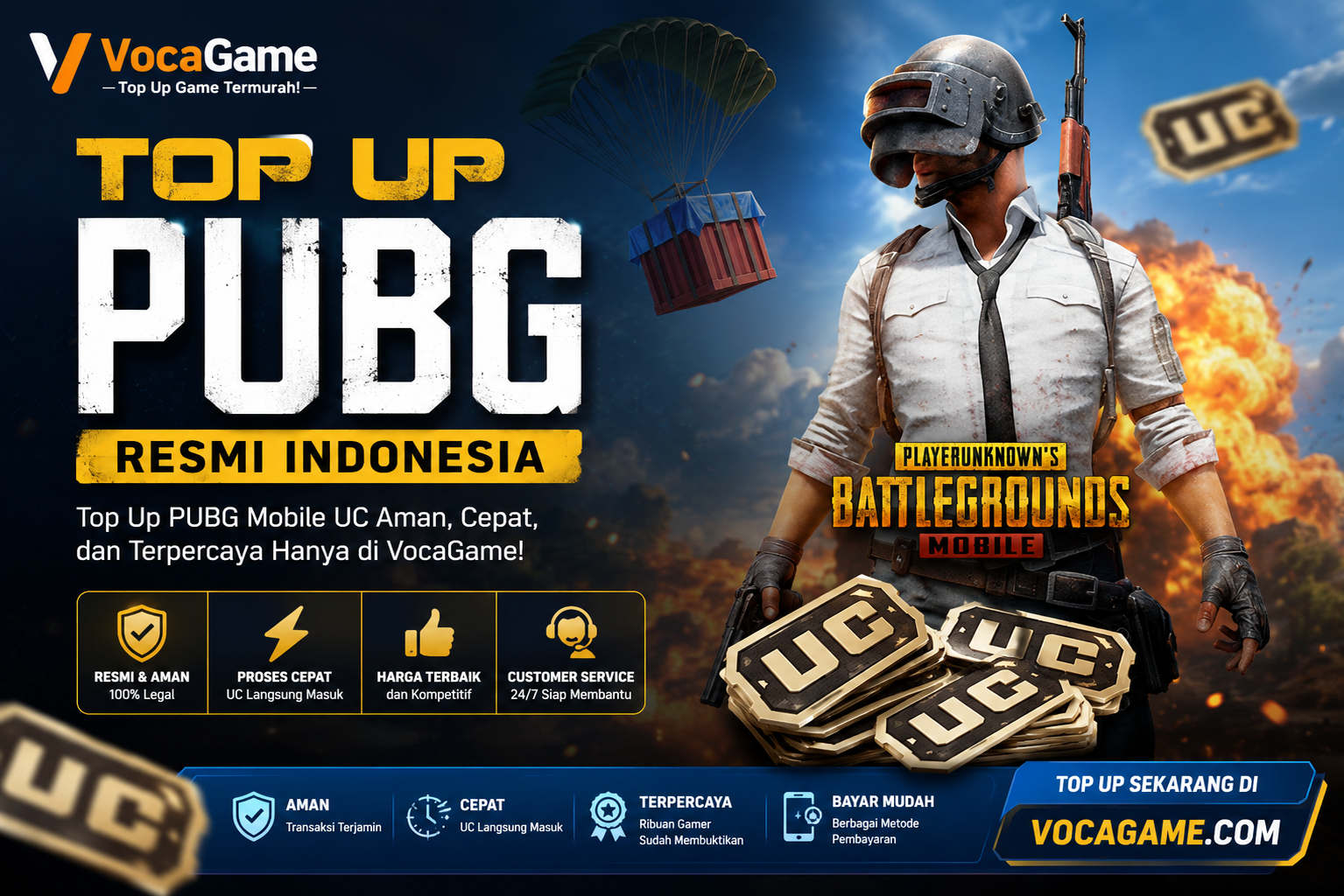 Top Up PUBG Resmi Indonesia untuk Pengalaman Bermain yang Lebih Praktis