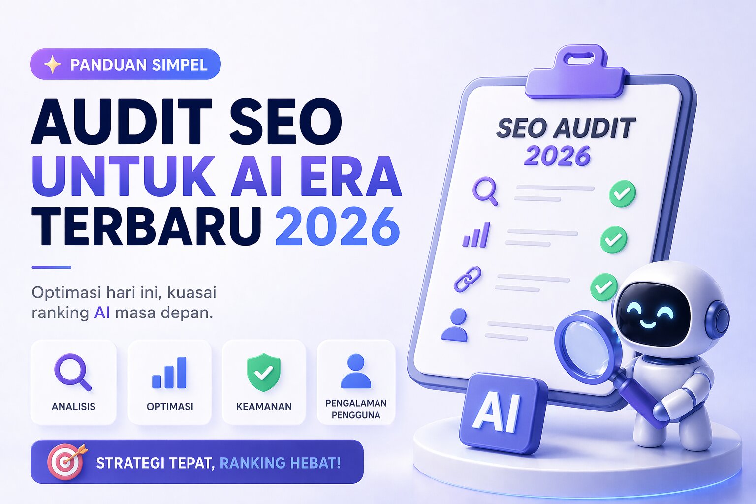 Strategi Audit SEO Berbasis Autonomous SEO Optimization System untuk Mengotomatisasi Penguatan Ranking di Era AI 2026
